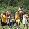 Children dancing at Bents Basin, Gulguer, 2011